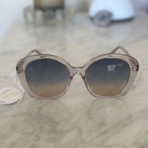 Chloé Retro Large Frame Sunglasses
